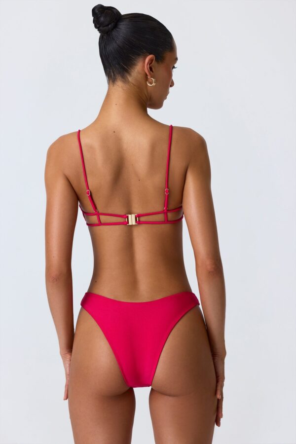 Full Bikini Bottoms in Raspberry Pink - Image 2